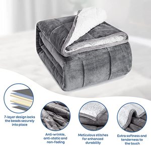 <span class=keywords><strong>Couverture</strong></span> résistante Double face, couvertures thermiques en molleton minky - Product Image 3