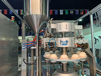 Machine de remplissage et de scellage automatique haute capacité pour tubes souples en aluminium, idéale pour les cosmétiques, les dentifrices et les onguents