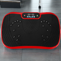 Appareil de fitness à domicile robuste 2-en-1 : Plaque vibrante verticale et vibrateur à plaques plates pour exercices de puissance