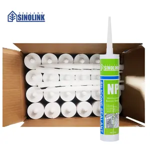 SINOLINK Free samples White Translucent Transparent Easy Seal Neutral GP Acetic Silicone Sealant