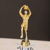 Trophées de basket-ball MVP en plastique personnalisés T27 pour la vente en gros