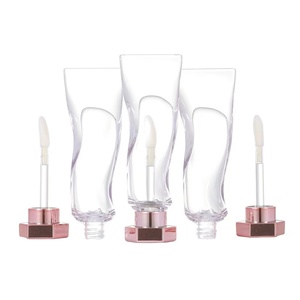 Mới nhất được thiết kế nắp lục giác Lip Gloss rỗng ống, 5ml hình chữ S kem đánh răng hình ống Lip Gloss Ống bao bì - Product Image 5