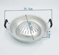 Pot de Barbecue thaï, en aluminium