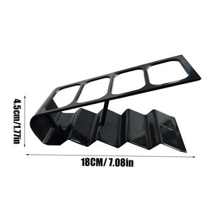 Desktop Organizer Plastic Storage Rack With Partitions For Remote <b>Controls</b> And Small Items <b>Standing</b> Type Rectangle Shape - Product Image 2