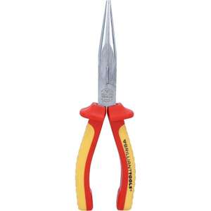 BRILLIANT TOOLS - BT068012 VDE <b>long</b> <b>nosed</b> plier 208 mm - EAN 4042146870532 1000V INSULATED PLIERS AND CUTTERS INSULATED PLIERS - Product Image 1