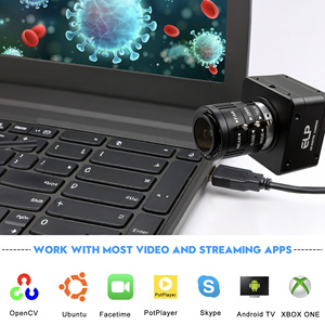 كاميرا ELP AR0234 جلوبال شاتر <span class=keywords><strong>USB</strong></span> 3.0 مع عدسة تكبير 3X عالية السرعة 1080P 120FPS 720p 200fps UVC للتحليل الحركي - Product Image 6