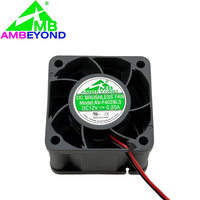 Ventilateur de refroidissement DC haute efficacité et longue durée de vie, 40x40x28mm, 12V, double roulement à billes, pour ordinateur industriel, module UPS