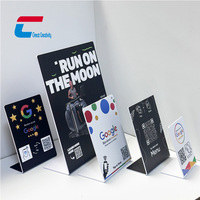 Support d'affichage en PVC NFC NTAG215 – Lecteurs de table intelligents sans contact pour restaurants et avis