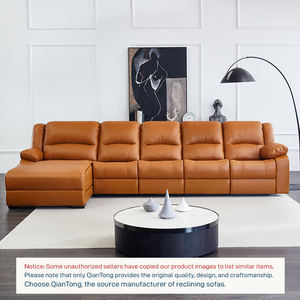 Divano Moderno in Pelle di Primo Strato di Bovino Componibile Multifunzione Capsula Spaziale Elettrica per Soggiorno e Home Theater - Product Image 6