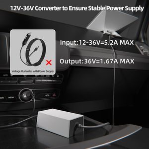 Convertisseur de chargeur de voiture Starlink Mini, Starlink Mini, entrée 12V-36V DC, sortie 36V 1.67A, prise allume-cigare, adaptateur d'alimentation - Product Image 3