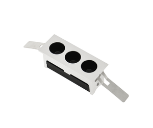 Downlight empotrable de luz blanca cálida con chip LED COB cuadrado regulable personalizado con iluminación positiva - Product Image 4