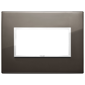 Vimar 4M Black Sapphire Wall <b>Switch</b> Plate 15.35x11.6cm - Product Image 1