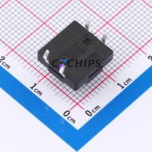 SMG-12-H090A1 Tactile Switch Through hole Component (THT)-4P,12x12mm Switch Single Pole Single Throw Round Button 2.5N 12mm - Product Image 2