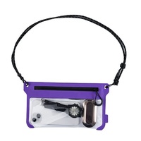 Sac de ceinture pour téléphone portable de natation, grande taille, étanche, pochette pour téléphone, sac étanche IPX8, sac banane en TPU, sac étanche pour la plage