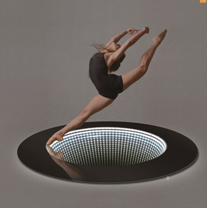 Oem & ODM nhà máy được thiết kế trang trí tường LED <span class=keywords><strong>3D</strong></span> Ma Thuật Infinity gương với cảm biến chuyển động thông minh - Product Image 6