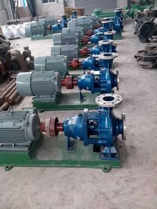 Pompe chimique centrifuge <span class=keywords><strong>d</strong></span>'acide fluoré et <span class=keywords><strong>d</strong></span>'alcali doublée par IHF industriel résistant à l'acide - Product Image 5