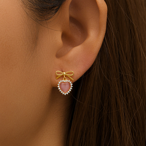Fashion Simple S925 Sterling Silver Personality Geometric <b>Diamond</b> Inlaid <b>Diamond</b> Daily Matching <b>Earrings</b> for Women - Product Image 4