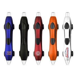 Promotion Exceptionnelle : Stylo Bille en Plastique Fin Enduit avec Mécanisme Clic et Logo Imprimé - Product Image 1