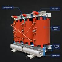 Transformador de Tipo Seco Wanbo-390, 1000kVA, 10kV, Cobre, Trifásico, Refrigerado por Aire, Resina Fundida, para Distribución Interior y Centros de Datos