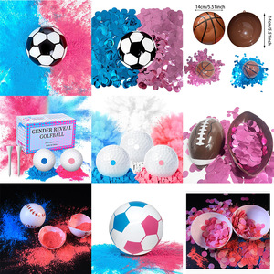 Gender Reveal Exploding Powder Basketball Ball with Blue Pink Powder Sequins Kit <strong>Baby</strong> Boys Girls Ultimate Party Supplies - Product Image 6