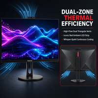 Ordinateur de bureau tout-en-un D4 27 pouces LED FHD 1920x1080 Intel Core I3/i5/i7 DDR4 SSD Windows 11 /WiFi Utilisation à domicile/au bureau