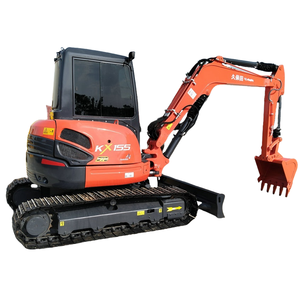 Top marque 95% nouveau japon Kubota kx155 utilisé mini pelle 5ton EPA CE certificat pelle d'occasion en stock - Product Image 1