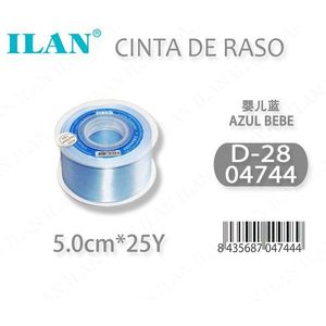Nastro in Raso Ilan 5.0cm 25Y Azzurro D28 - Product Image 3