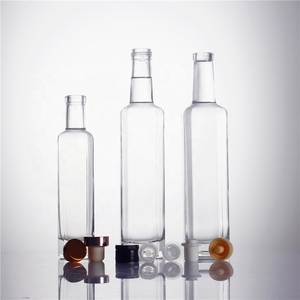 Chai dầu oliu thủy tinh tròn cổ điển màu xanh lá cây trong suốt, dung tích 200ml, 250ml, 50ml, 750ml, có nắp chống trộm, hàng có sẵn - Product Image 6