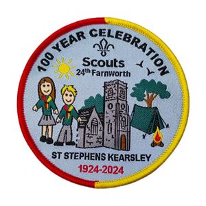 Personalized Polyester Woven Eco-Friendly Iron-on Backing Custom Texan Top Woven Patches Scouts Patch - Product Image 2