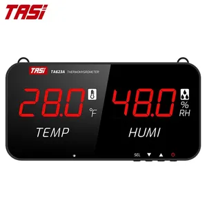 Tasi Ta623a/B 13 Inch Nhựa LCD Thermohygrometer Treo Tường Nhiệt Độ Và Độ Ẩm Meter Cho Văn Phòng Trường Học & Thư Viện - Product Image 1