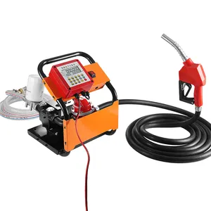 Factory Outlet Automatic Diesel Transfer Pump Set 110V220V Bomba De Combustível Portátil Com Medidor De Fluxo Quantitativo