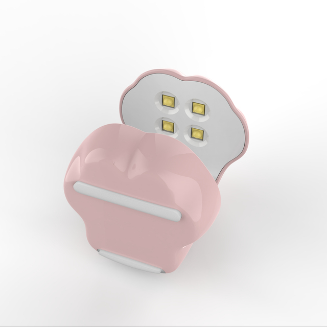High Quality 7W Mini UV LED Nail Lamp Cat Claws Plug with Type-C for Home Use for Nail Gel Polish