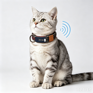 Collier tissé réglable pour animaux de compagnie avec puce NFC, boucle de collier, sangle de cou pour chiens de petite, moyenne et grande taille - Product Image 3
