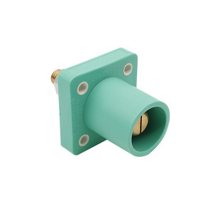 Conector Macho de Montaje en Panel <span class=keywords><strong>Camlock</strong></span> WOINSPODER, Serie <span class=keywords><strong>400</strong></span> <span class=keywords><strong>Amp</strong></span> 600V, 16 M12, Contacto de Latón con Perno Roscado para Distribución de Energía - Product Image 5