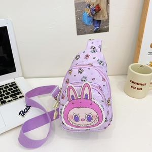 Großhandel Sommer Mode Cartoon Labb Kinder Brusttasche Leichte Cross body tragbare Nylon Rucksack - Product Image 6