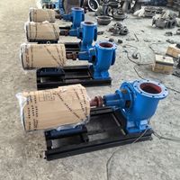 Bomba Centrífuga HW de Gran Caudal, Accionada por Motor Eléctrico de Hierro, para Riego de Campos de Arroz y Control de Inundaciones