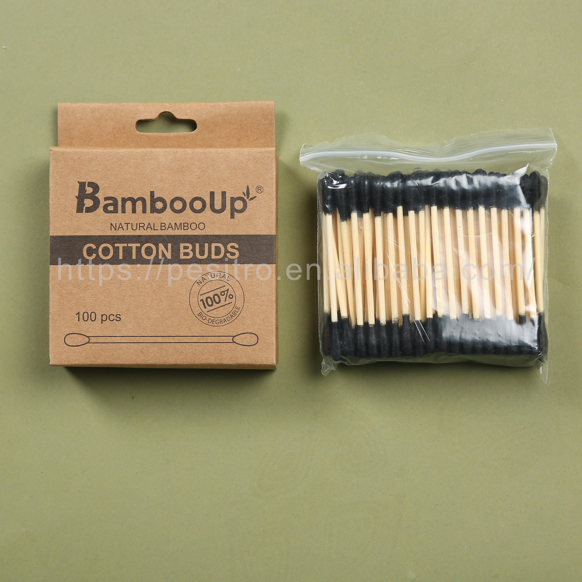 Экологически чистые ватные палочки для ушей, бамбуковые палочки, бамбуковые ватные палочки для ушей