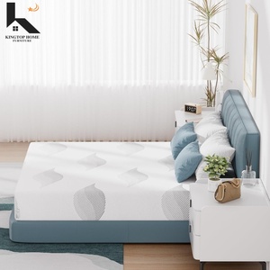 Matelas en mousse à mémoire de forme blanche |   <span class=keywords><strong>Lit</strong></span> dans une boîte, mousse ventilée rafraîchissante certifiée CertiPUR-US, housse <span class=keywords><strong>amovible</strong></span> lavable - Product Image 4