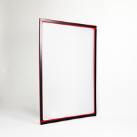 Porte-documents magnétique en PVC transparent avec plastification imprimée format A4
