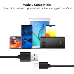 Meilleure vente blanc noir PVC 5A usb câble de charge rapide pour <span class=keywords><strong>Huawei</strong></span> 5A câble rapide de Type C pour <span class=keywords><strong>Huawei</strong></span> pour Samsung Xiaomi - Product Image 6