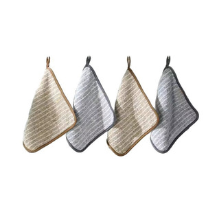 Paños de limpieza de cocina cuadrados, absorbentes, sin pelusa, gruesos, para limpiar mesas, estufas y platos. - Product Image 1