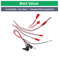 Conjunto de Cable con Sensor de 4 Pines, 26AWG, Revestimiento de Goma, Conductor de Cobre Puro, Codificación por Colores, para Motocicleta y Automóvil, Cumple con REACH