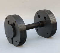 Nouveau Design Insert Type Réglable En Acier Haltère Détachable Professionnel Gym Fitness Insert Carré Decagon Haltère Poids Libre