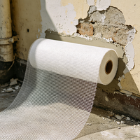 Rete in Fibra di Vetro 4*4mm 160 GSM, Materiale Isolante Termico, Tessuto in Fibra di Vetro 145g per Rinforzo Pareti EIFS