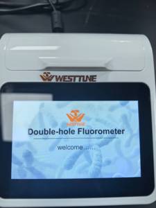 Fluoromètre à double canal à ADN portable de taille mini WEST TUNE FL-200 avec une bonne qualité pour la biologie moléculaire lumière bleue lumière rouge - Product Image 2