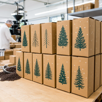 Paperboard Self-Erecting Coffee Bean Instant Coffee&Expresso Packaging Box with Customized Logo