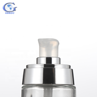 Bouteille en verre en forme d'oeuf de luxe 10ml 30ml 50ml pompe givrée transparente crème pour le visage parfum sérum huile essentielle diffuseur d'emballage de luxe