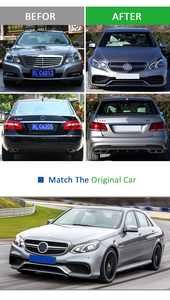Pièces Détachées Auto Bodykit Full Body Kit E63 Face Lift Facelift Pour <span class=keywords><strong>W212</strong></span> Classe E <span class=keywords><strong>E350</strong></span> E300 E260 E200 Pare-chocs de voiture - Product Image 6