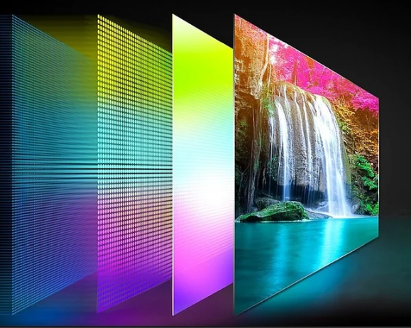 UHD 16:9 Ratio 4K Mini-LED Local Dimming 43/50/55/65 Inch Wall Panel Indoor 1000 Nits Brightness Small Pixel Low Power LCD