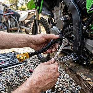 Palanca de Freno Trasero Mecanizada por CNC Compatible con <span class=keywords><strong>125</strong></span>-500 SX XC XC-F, Piezas de Mejora Duraderas de Aluminio para Motocross - Product Image 6